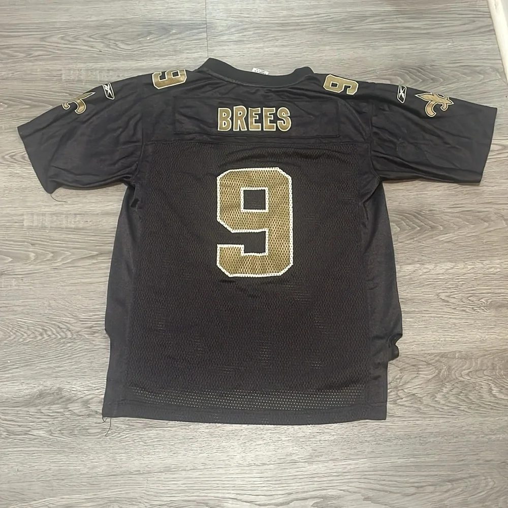 Drew Brees jersey, black/gold, Youth Large, NFL. - Picture 2 of 2